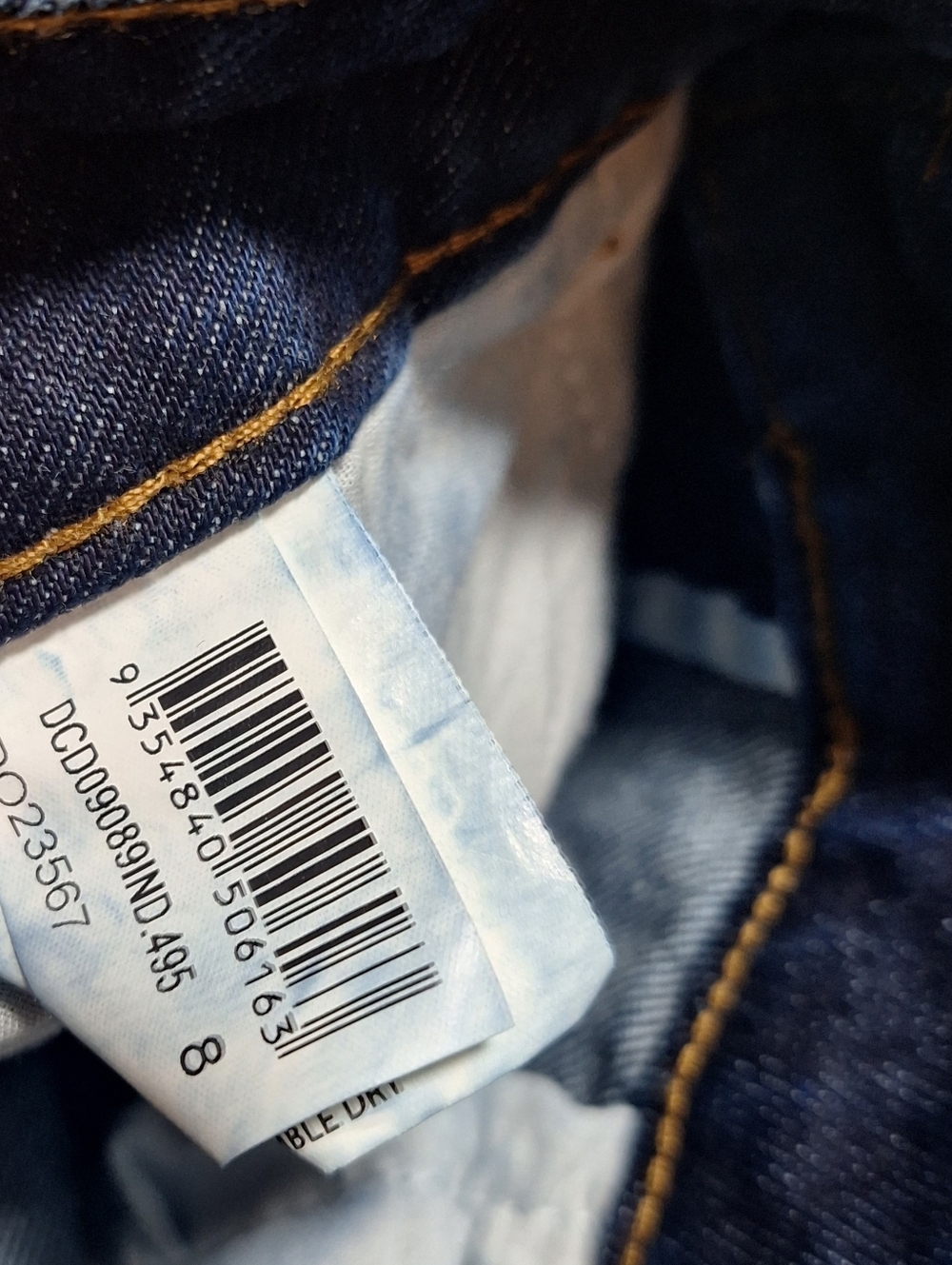 Dissh Brody Indigo Mid Rise Cargo Wide Leg Denim Jeans 4 - Picture 6 of 9
